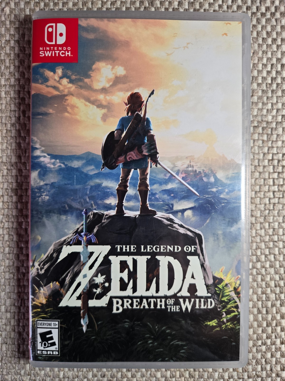 Authentic Nintendo Switch Legend Of Zelda Breath Of The Wild CASE / BOX ART ONLY
