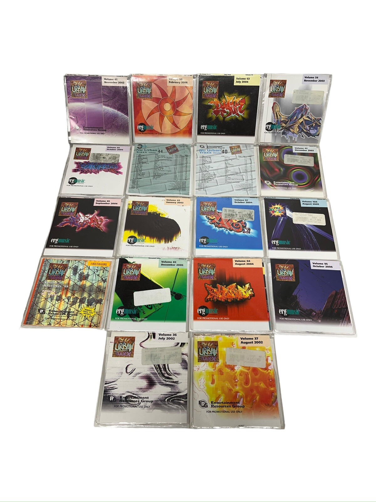 Nu Urban Traxx LOT OF 18 CDs 2002-2006 RANDOM MIX YEARS Volumes RARE OOP