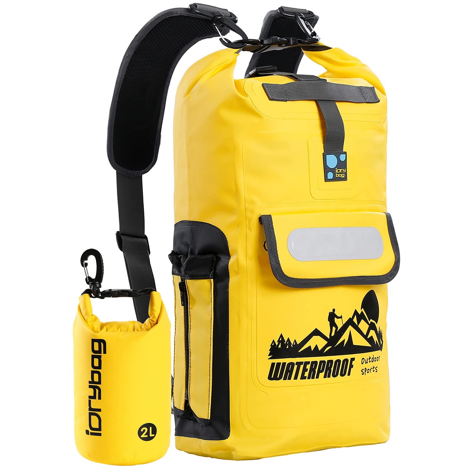 IDRYBAG Dry Bag Backpack Waterproof Floating 20L/30L/40L,