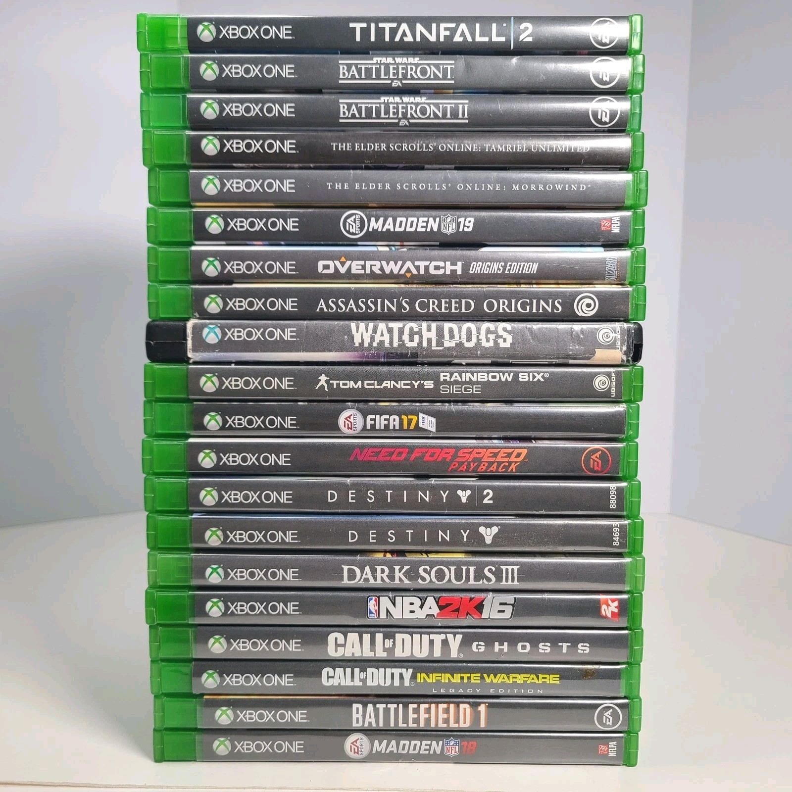 Xbox One Microsoft Game Bundle Lot of 20 Many with Inserts or Online Manual