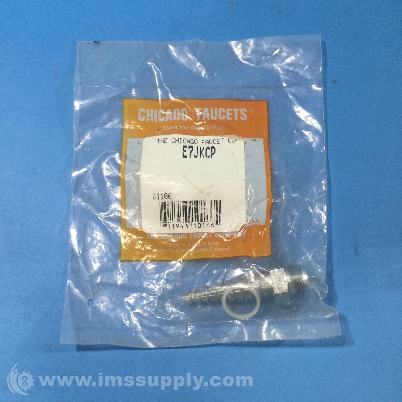 Chicago Faucet E7JKCP Serrated Laboratory Nozzle FNFP