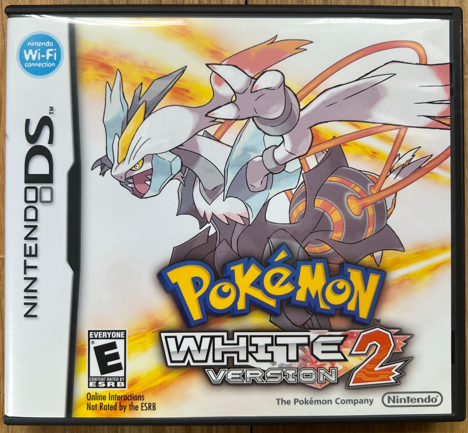 Pokemon White Version 2 Nintendo DS CASE AND MANUALS ONLY, NO GAME