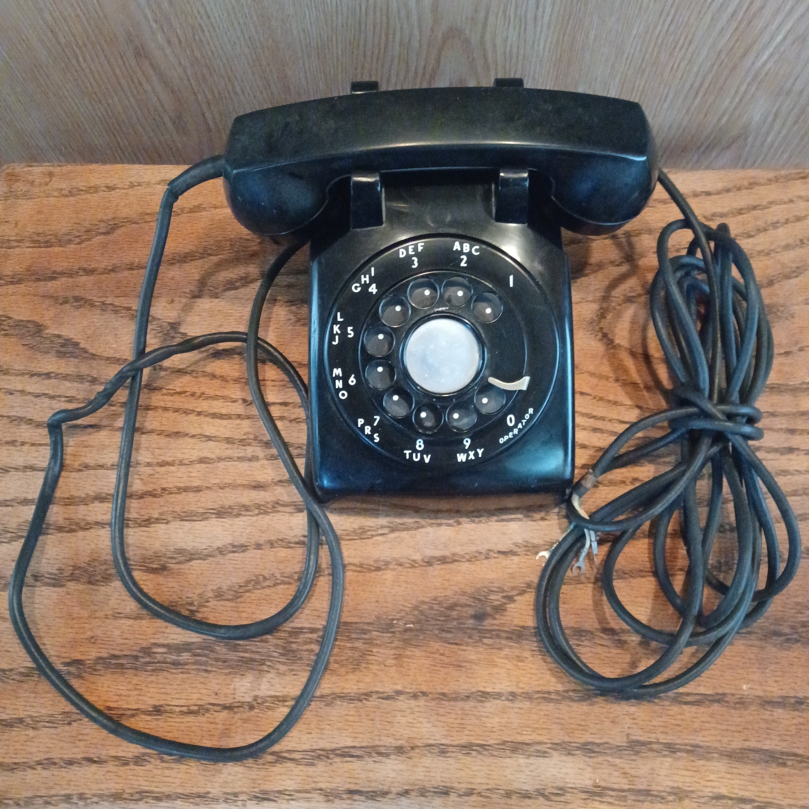 1961 Vintage Bell System Western Electric G1 Bakelite Handset Rotary Phone P & R