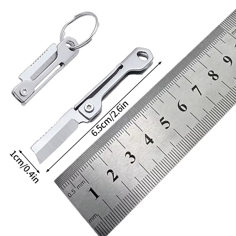 Mini Folding Knife D2 Steel Portable Camping Survival Knife Pocket Folding Knife