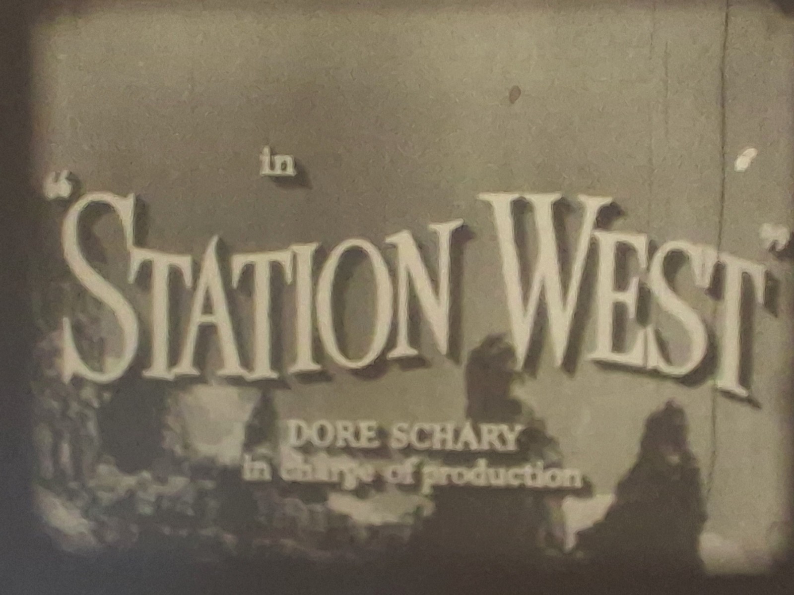 STATION WEST 1948 SUPER 8 B/W SOUND 2 X 800FT 8MM CINE FILM FEATURE DICK POWELL
