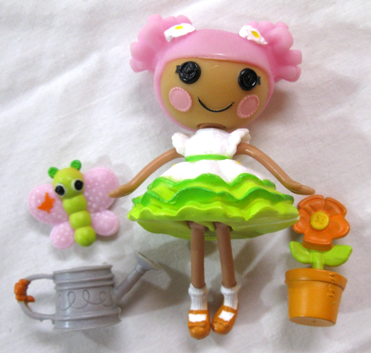 Mini Lalaloopsy Blossom Flowerpot 3" Doll Pet & Accessories