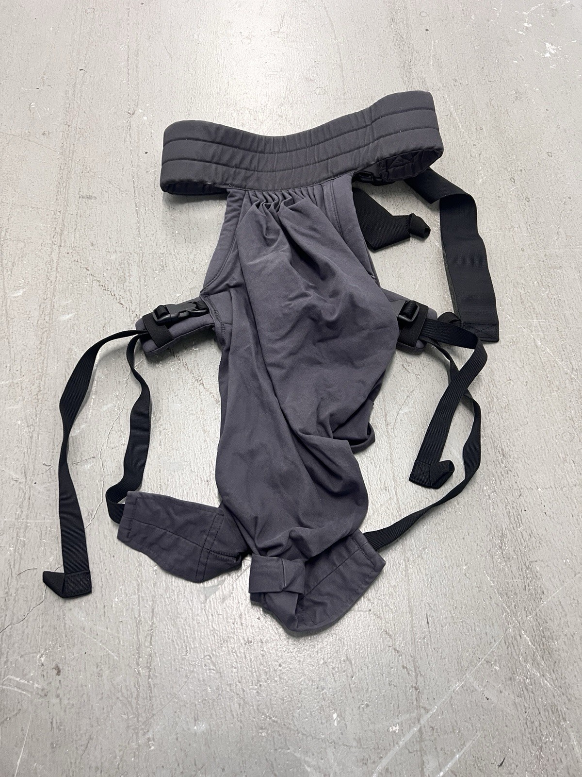 Boba Baby Wrap Carrier Gray Infant Sling Buckle-Free Adjustable One Size Cotton