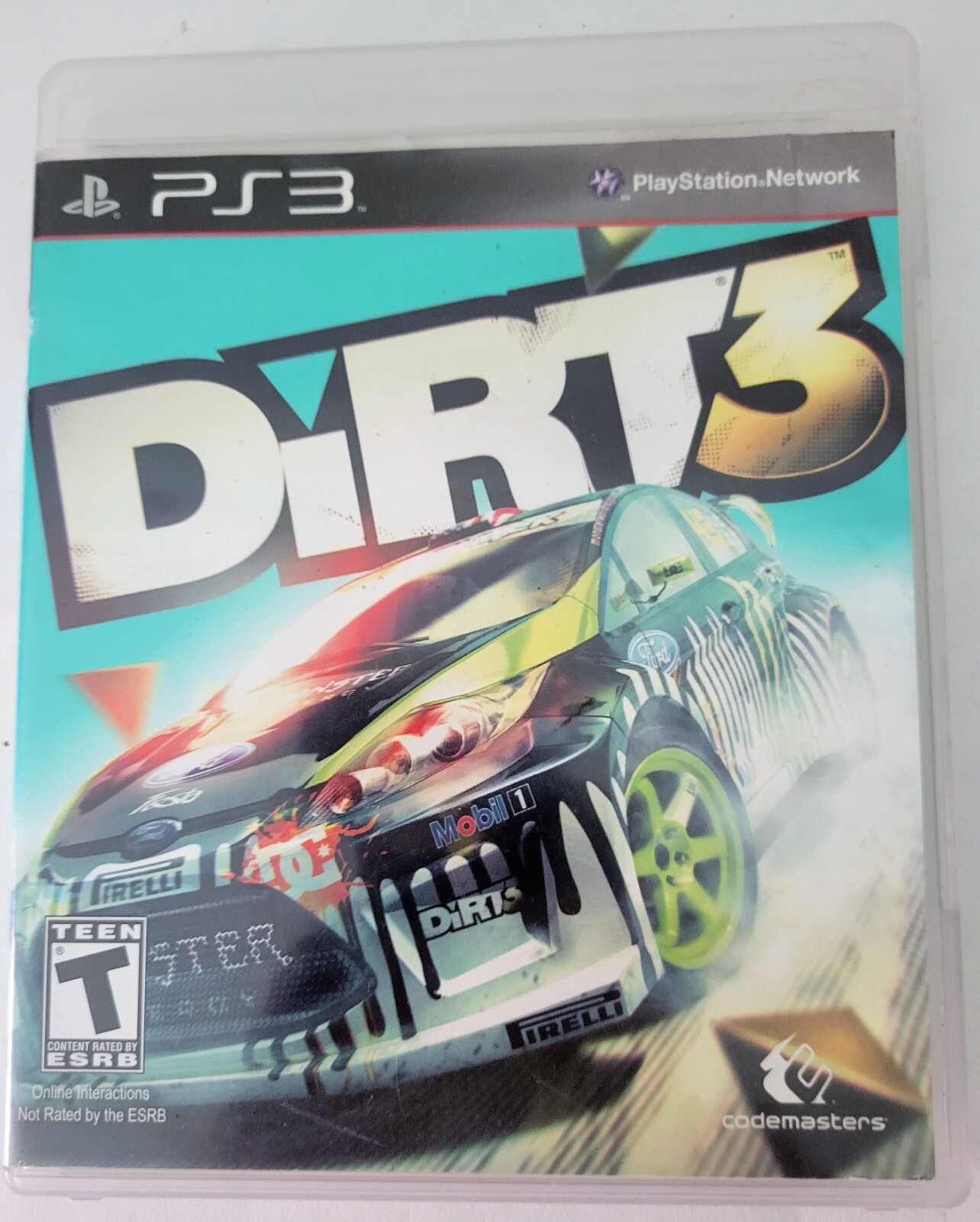 DIRT3  2011  CASE ONLY with Inserts Sony PlayStation 3. PS3. NO DISC