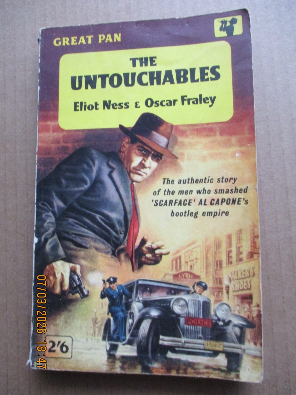 The Untouchables  By  Eliot Ness & Oscar Fraley   Pan  Paperback  First