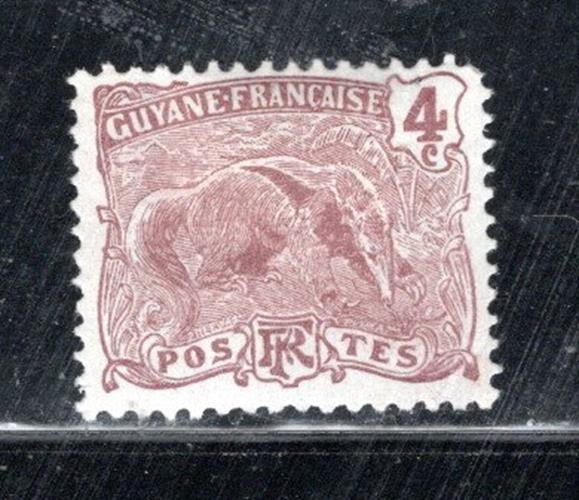 FRANCE FRENCH  GUYANE GUYANA  STAMPS MINT HINGED LOT 62797