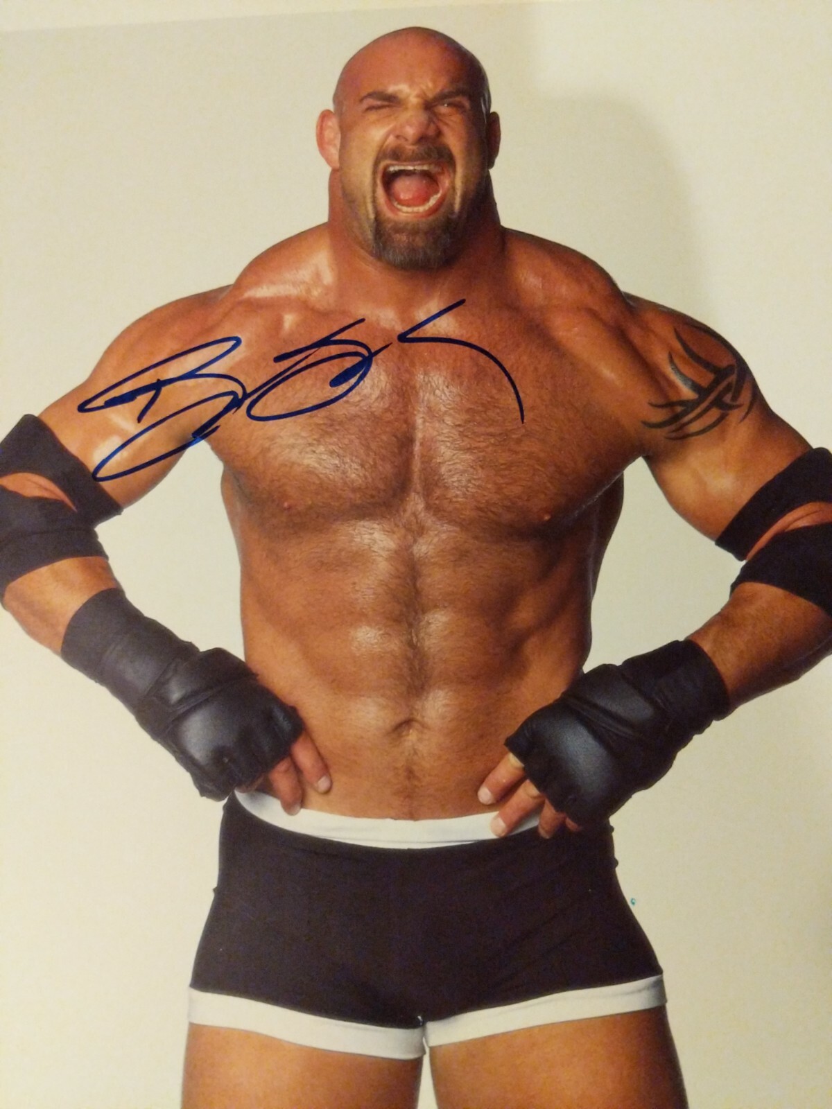 Bill Goldberg Signed STUDIO SHOT RP 8X10 Photo WWE WCW Hall of fame