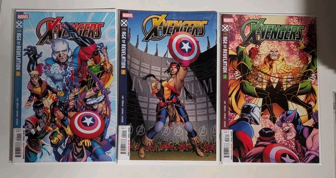 🔑X-VENGERS (2025) #1 2 3 VF+ COMPLETE SERIES SET MARVEL COMICS
