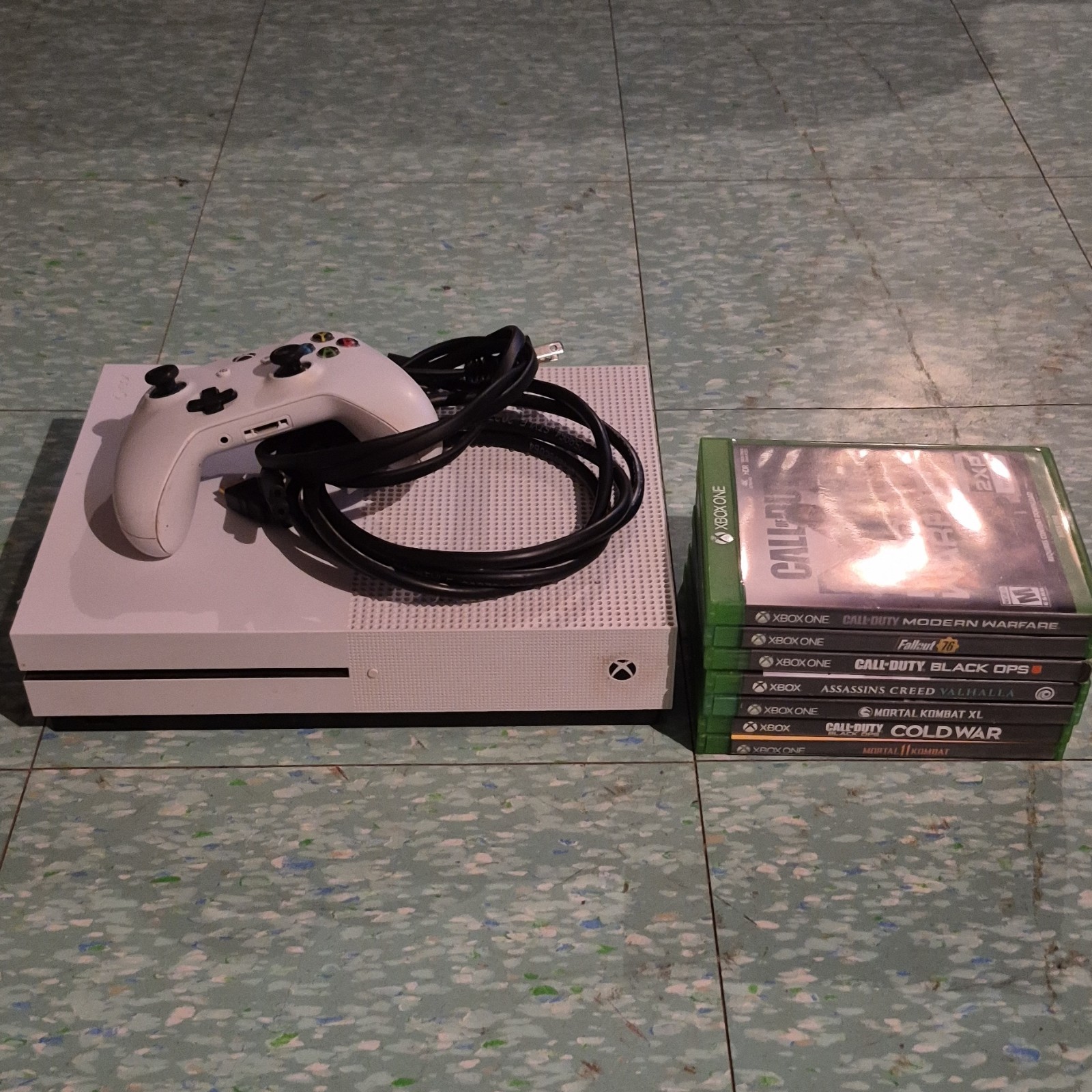 Microsoft Xbox One S 1TB Console w/ Controller & 7 Games