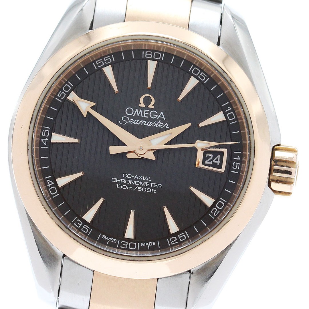 OMEGA 231.20.30.20.06.001 Seamaster Aqua Terra Co Axial PG Bezel Automatic Ladie