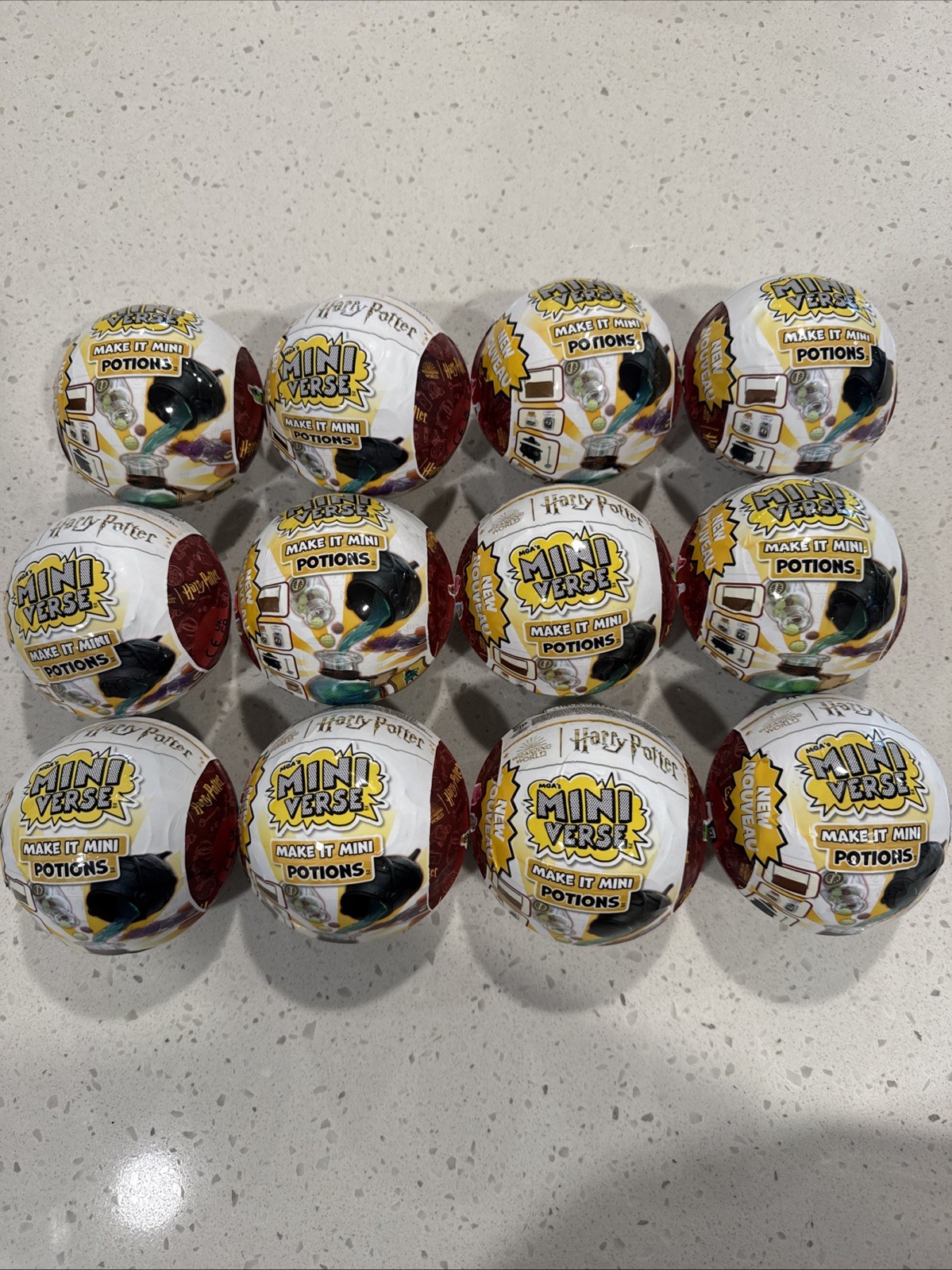 SEALED LOT OF 12 MGA Miniverse 'Make It Mini' *Surprise* Harry Potter Potions