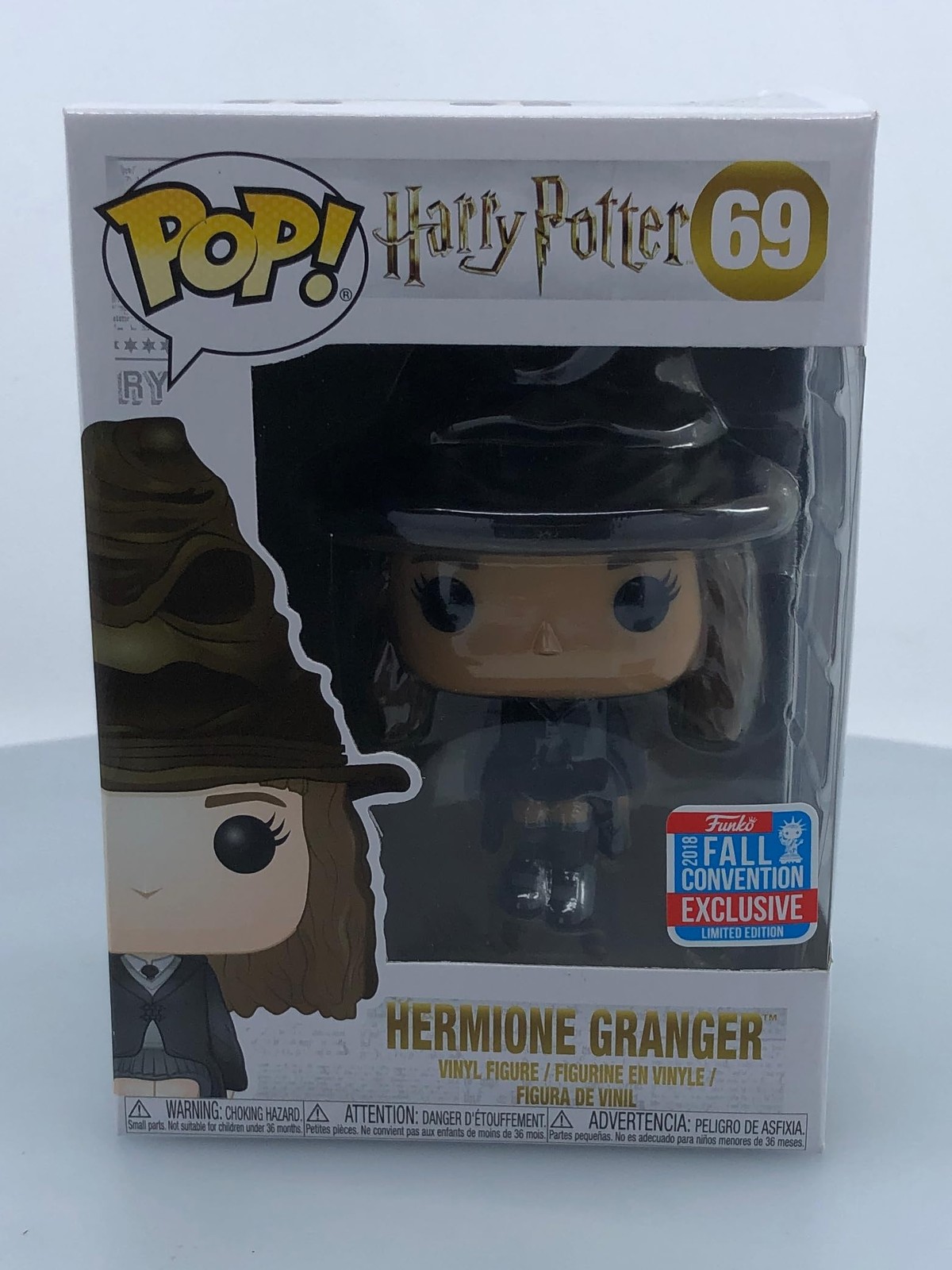 Hermione Granger with Sorting Hat #69 DAMAGED BOX SEE PICS