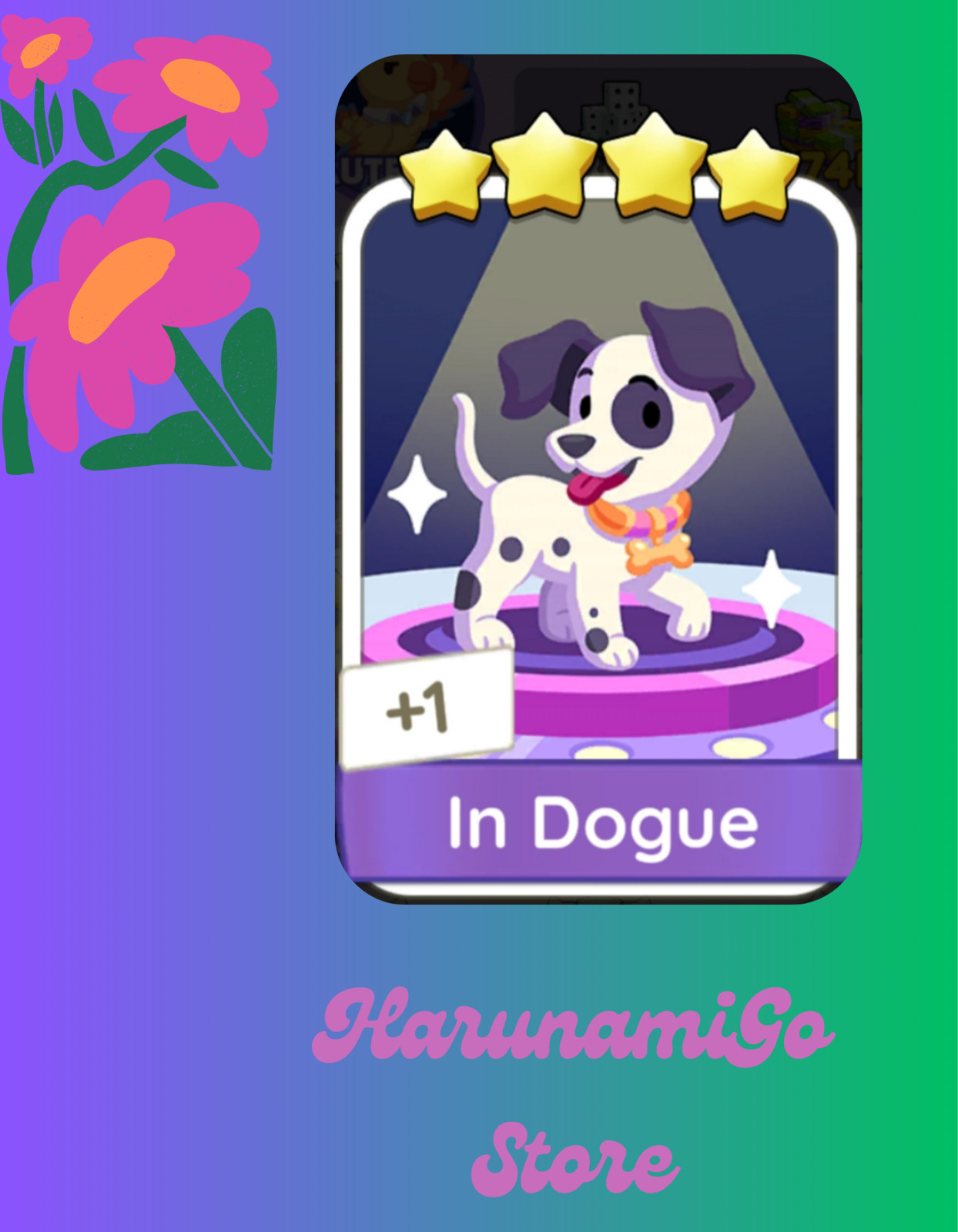 In Dogue_ Monopoly Go 4 Sticker ⭐⭐⭐⭐  Fast Delivery| Digital Item