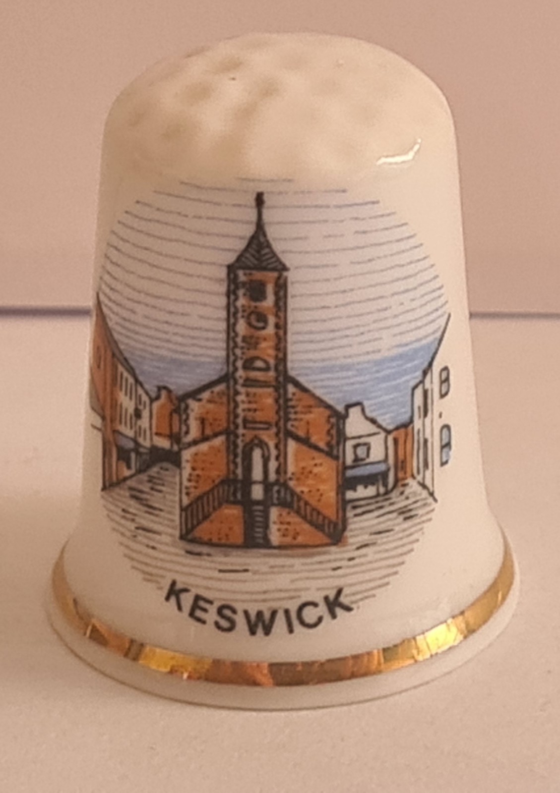 Keswick Thimble Birch Croft Fine Bone China Collectable 