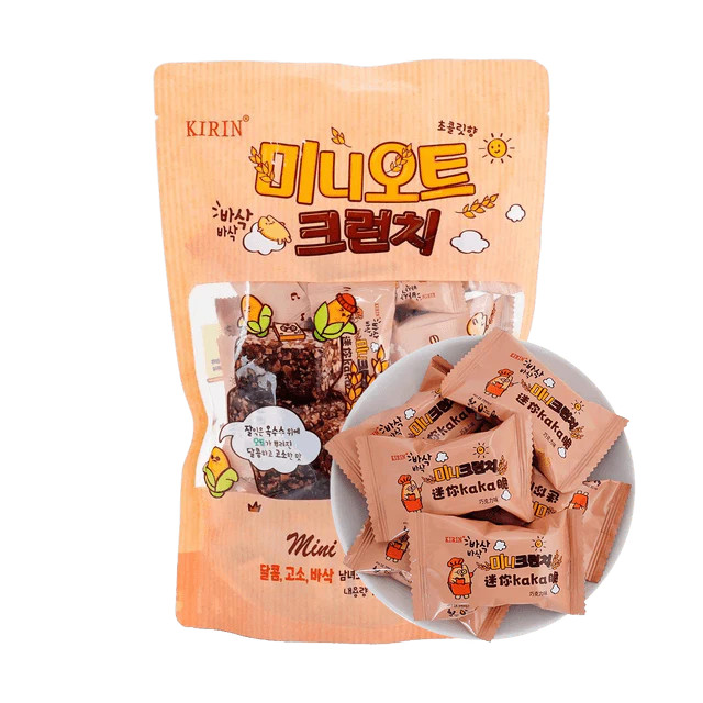 KIRIN FOOD Mini Oat Crunch Snacks Chocolate Flavor 5.93 oz