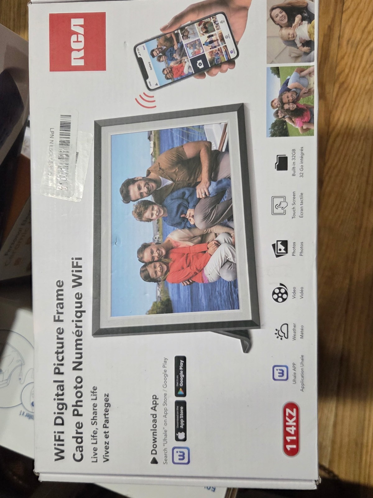 RCA 10.1 ” WiFi Digital Picture Frame Electronic Photo Frames 32GB Storage