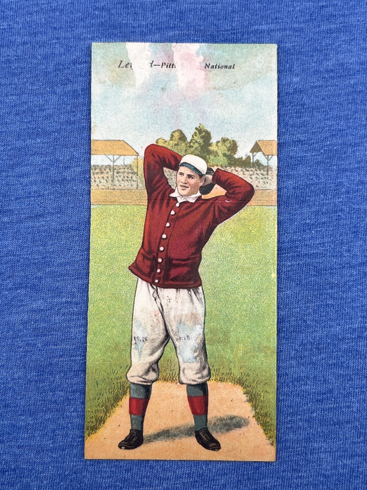 1911 T201 Mecca Double Folders Leifield Simon Pittsburgh Tobacco Cards