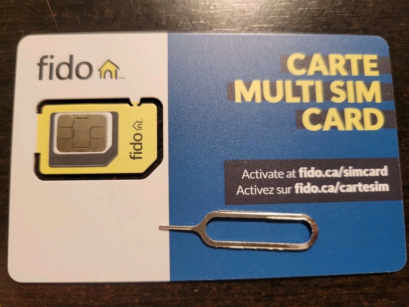 New Fido Sim Card Full Size Nano Micro 3 Pre cut 4G LTE Postpaid Prepaid Canada