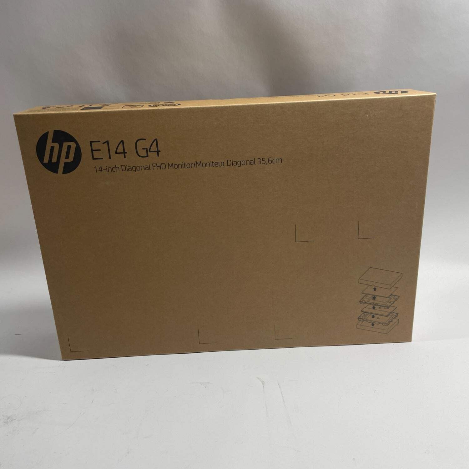 New Dell 14" E14 G4 LED-Backlit LCD IPS 60Hz Portable Monitor