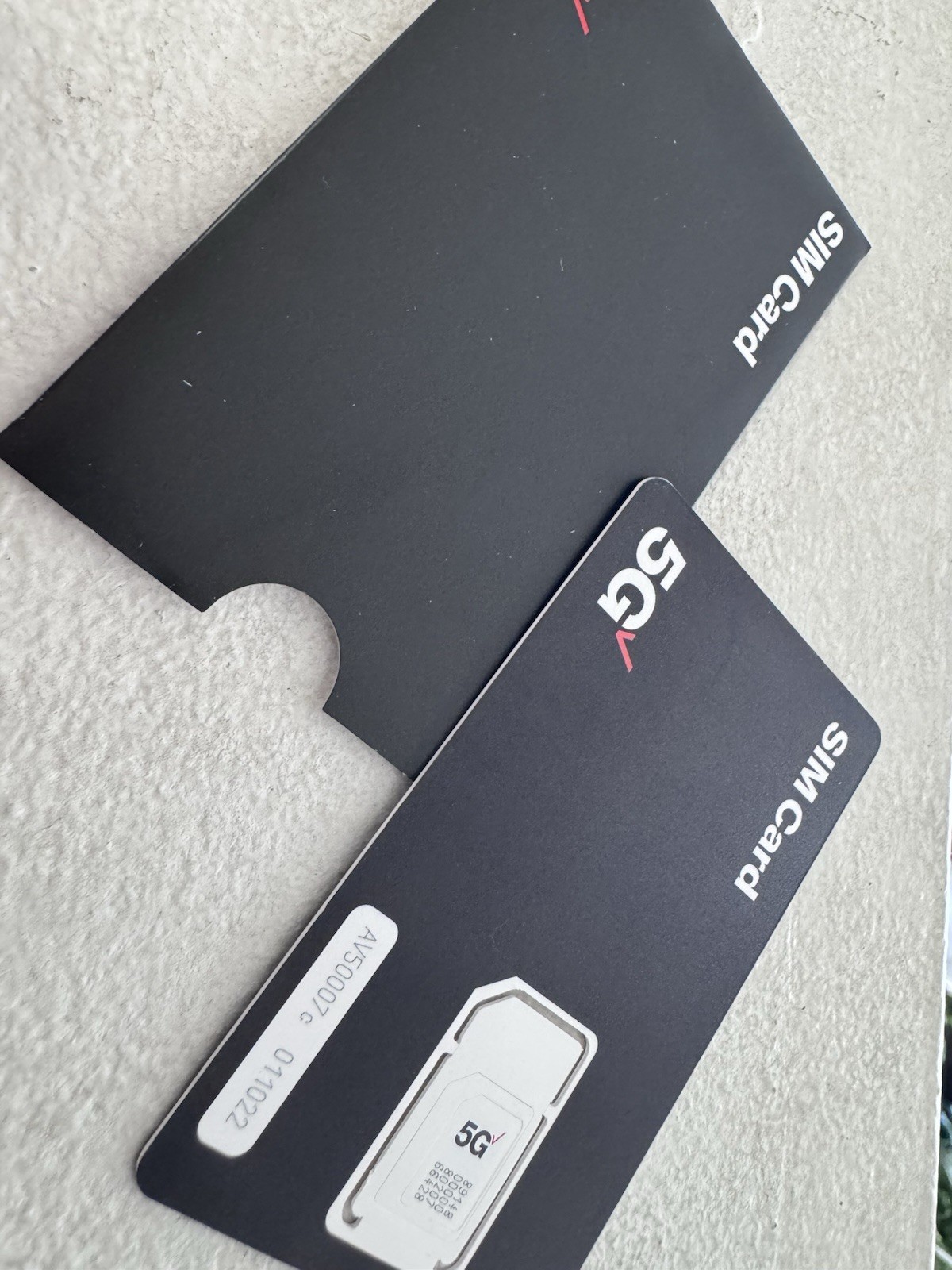 Verizon 5G SIM Card 100 BULKSIM for Postpaid/Prepaid