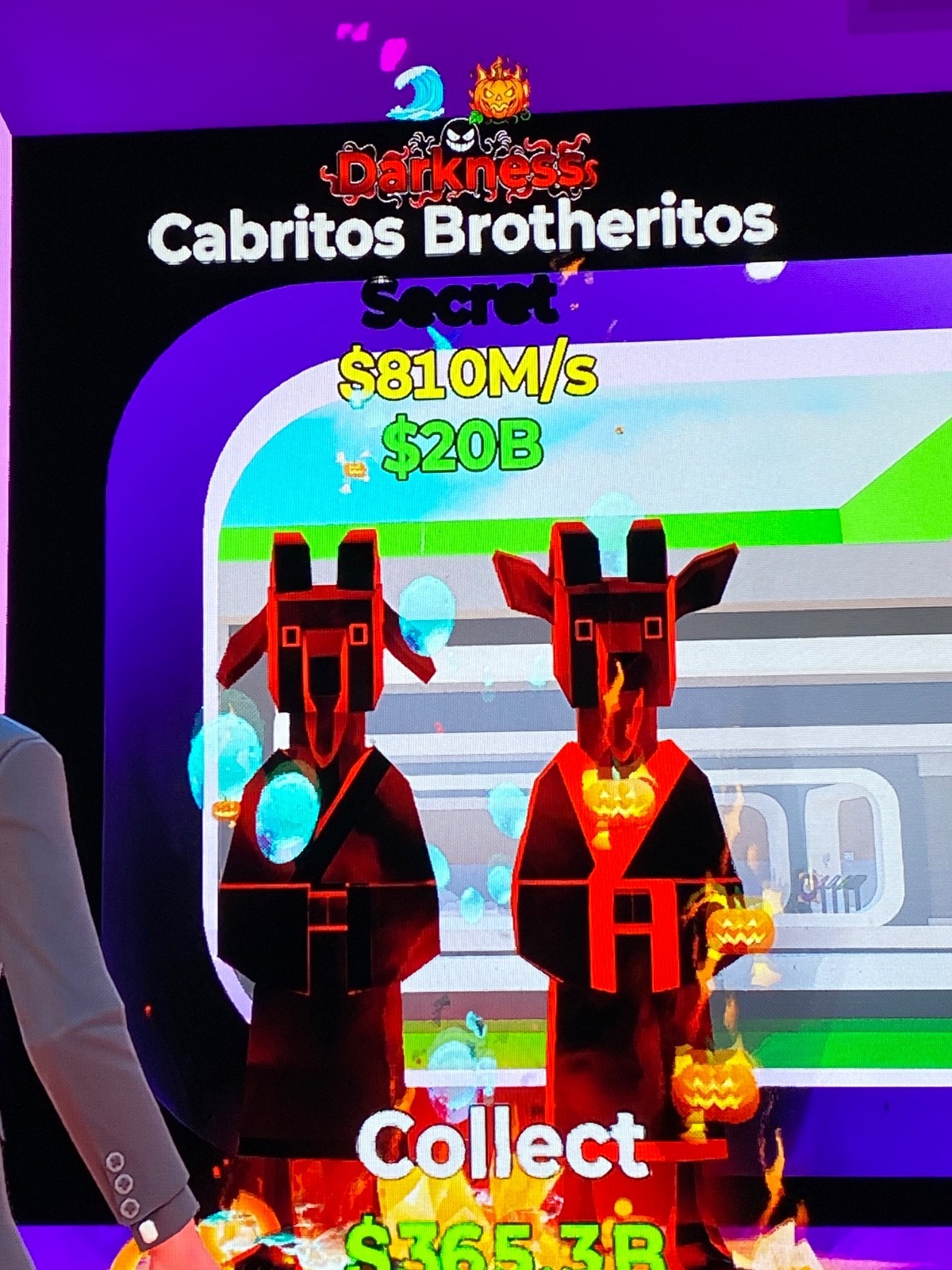 Fortnite Steal The Brainrot Darkness Cabritos Brotheritos $810M/s