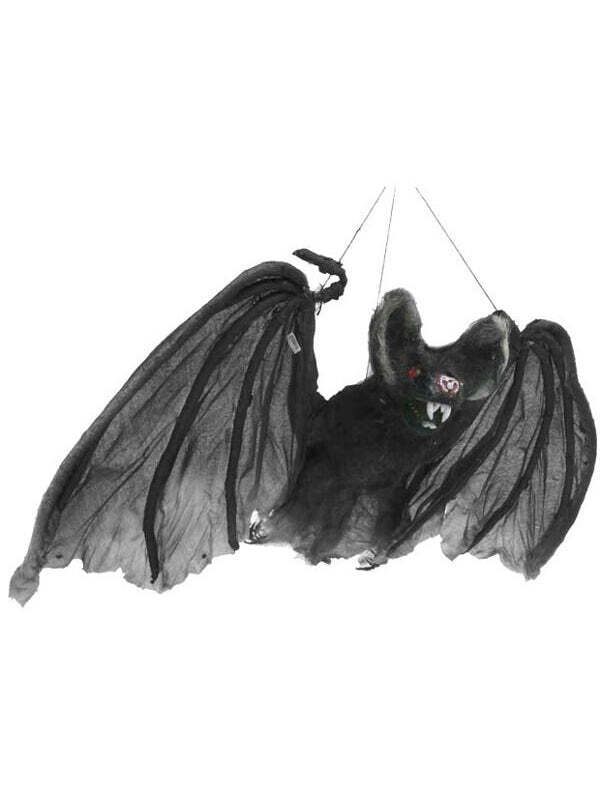 Hanging Flying Bat Halloween Prop
