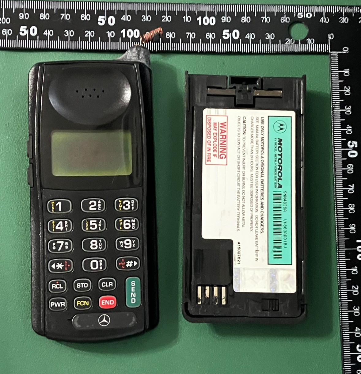 Vintage Mercedes Benz Car Cell Phone - Motorola Q6820265