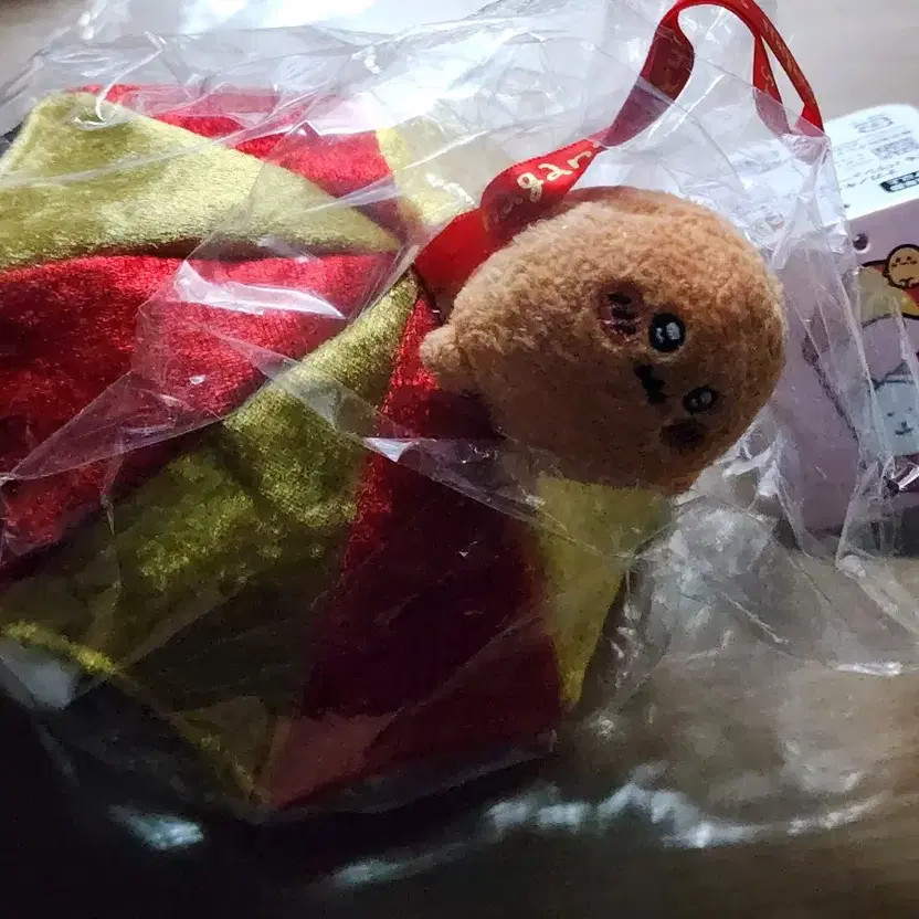 Naganomarket Santa Bear & Dokkomi Bear Plush Dolls, New