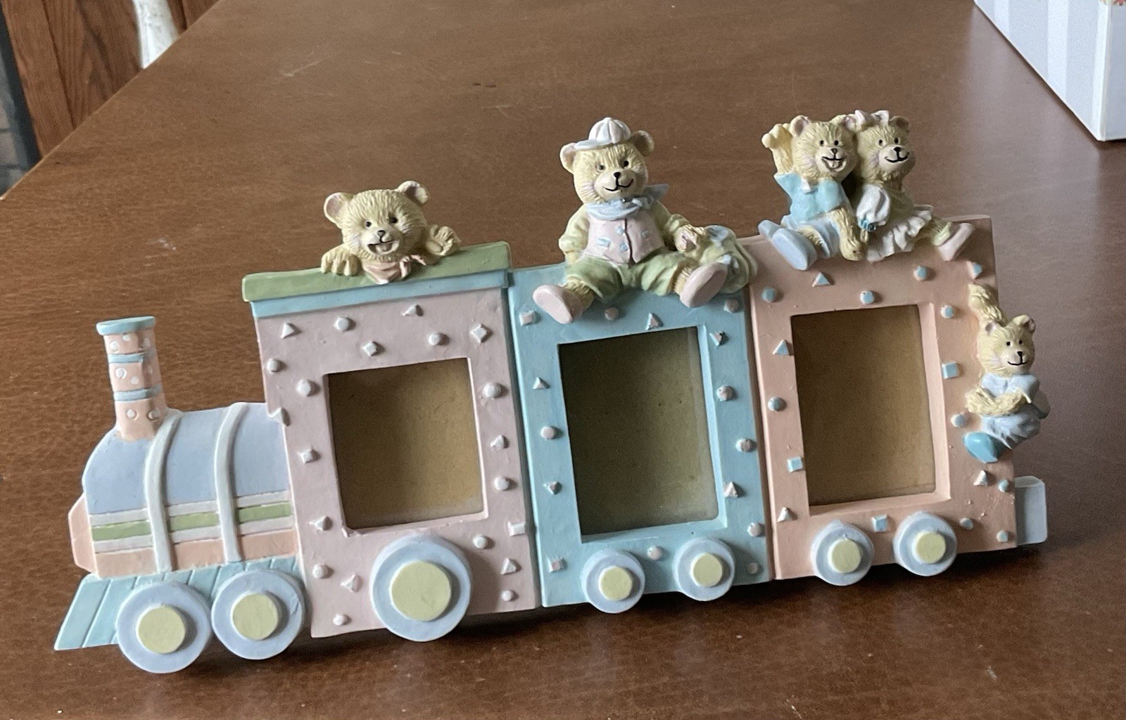Vintage Nursery Picture Frame – Trains, Boats, Teddy Bears & Circus Theme