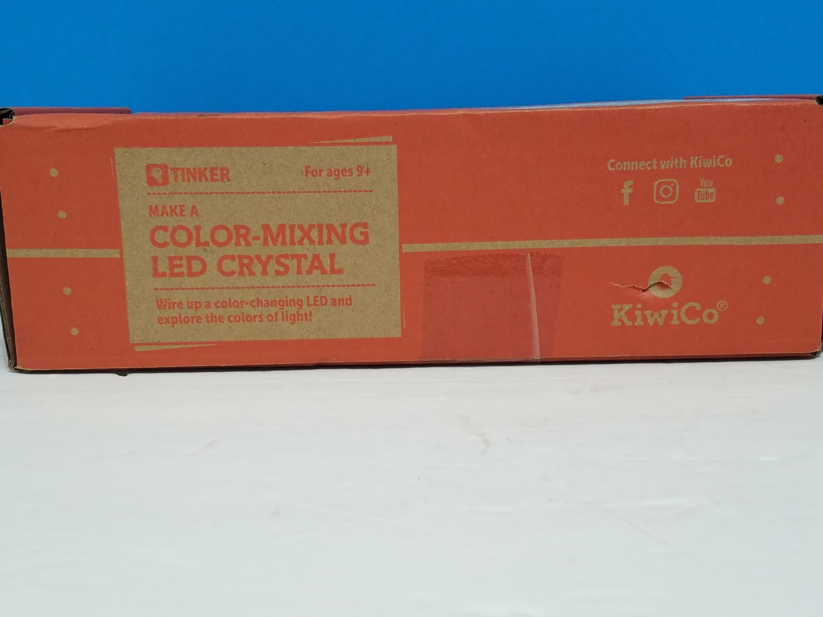 KiwiCo Tinker Crate Color-Mixing LED Crystal Kit. New In Box
