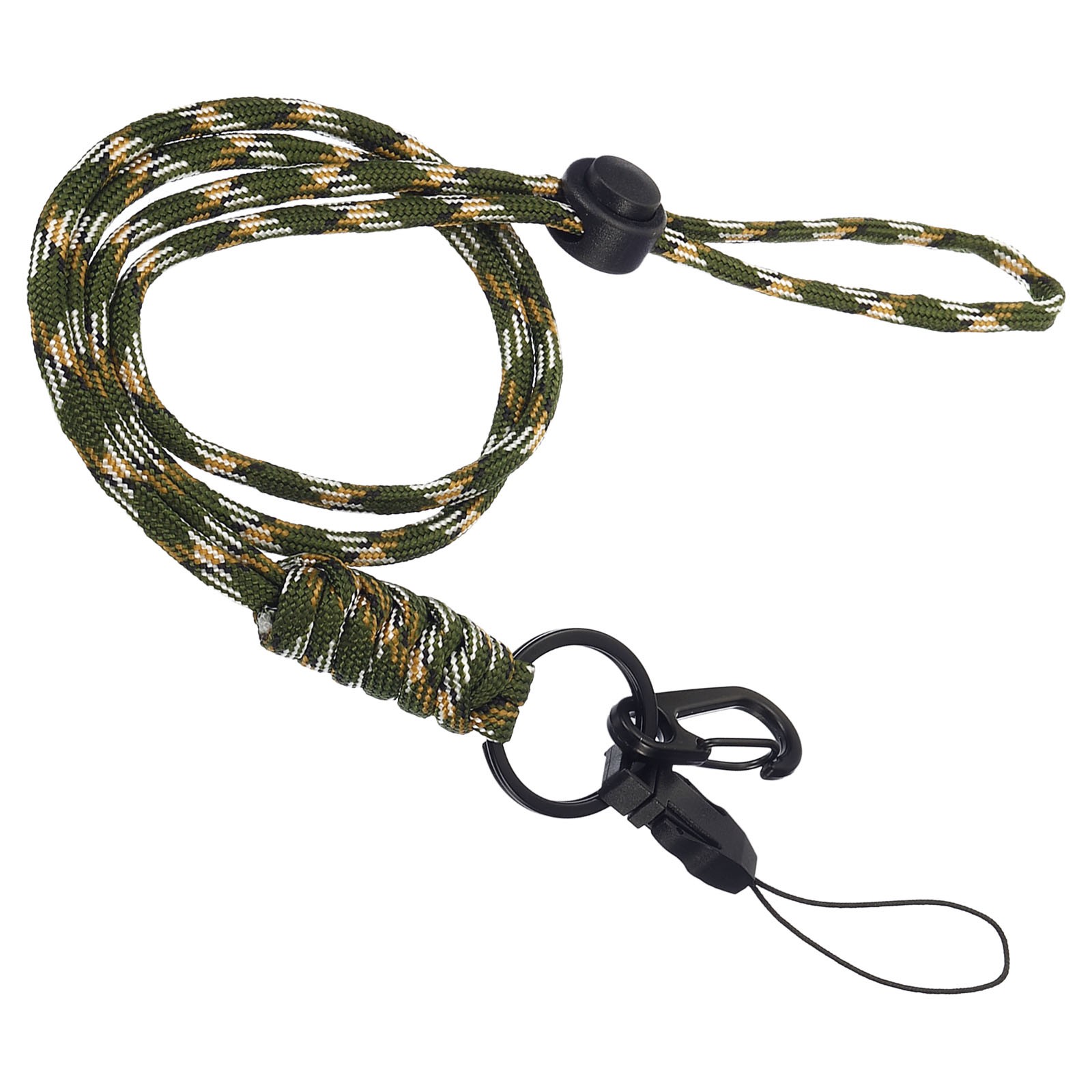 Lanyard Neck with Hook, Long Adjustable Lanyards Badge, Green
