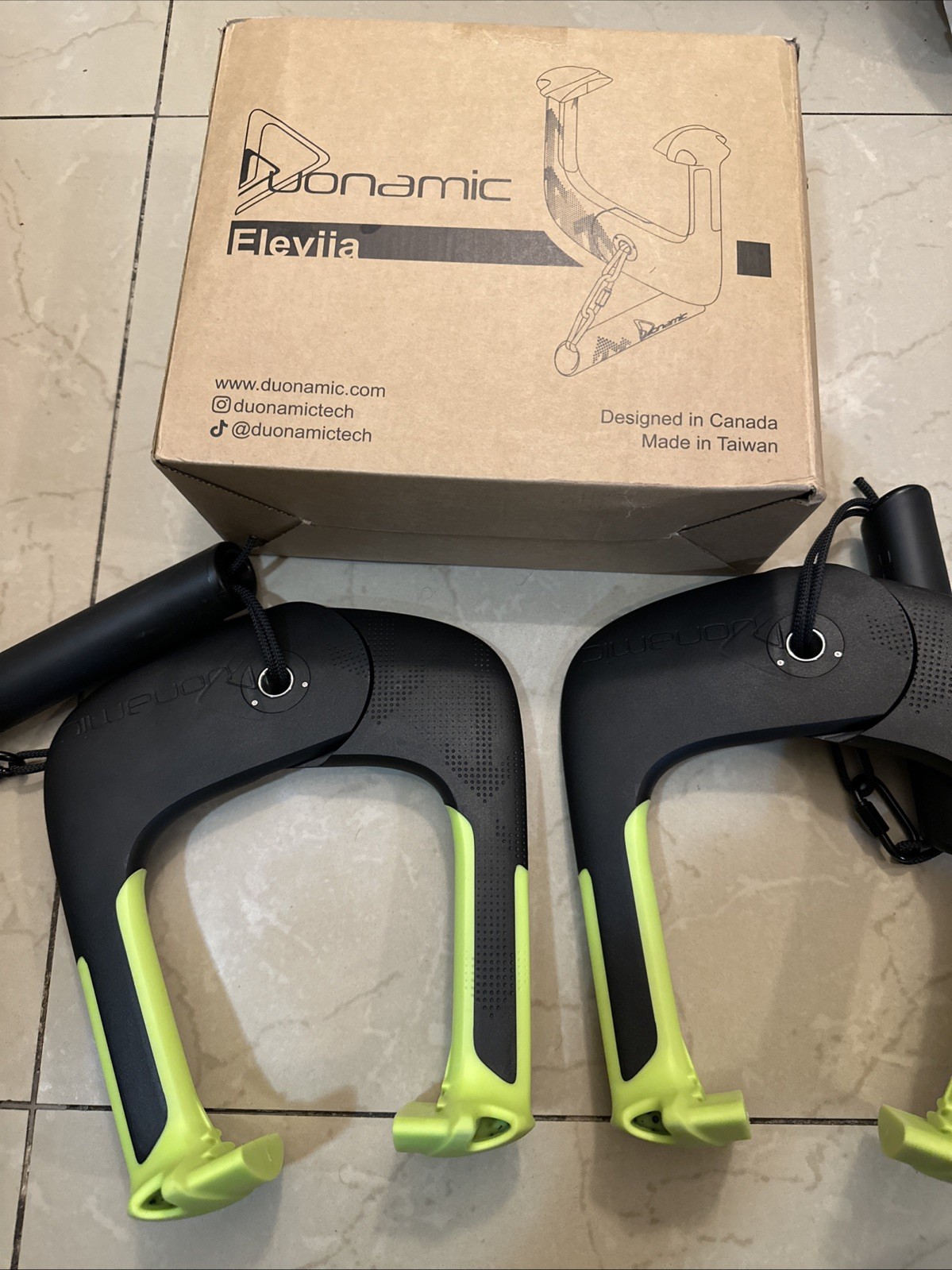 Duonamic Eleviia: Portable Doorway Pull-Up Bars– Light, Travel-Ready 250LB