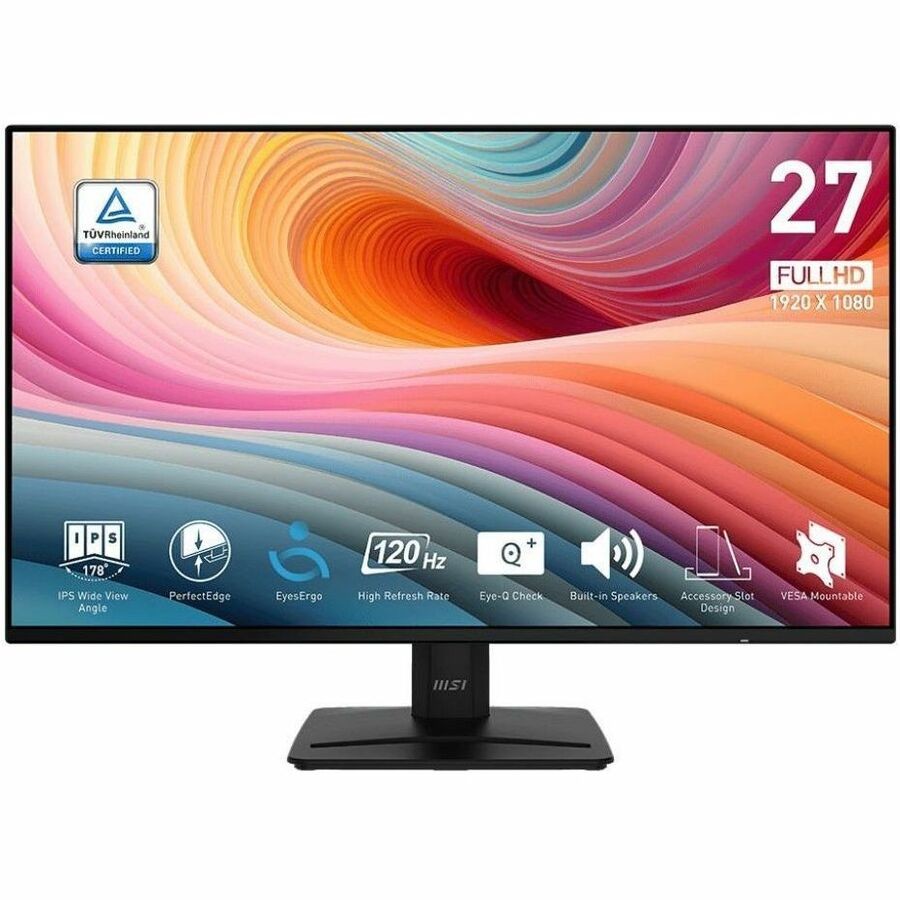 MSI Pro MP271A E2 27" IPS Full HD LCD Gaming Office Monitor, 16:9, Black