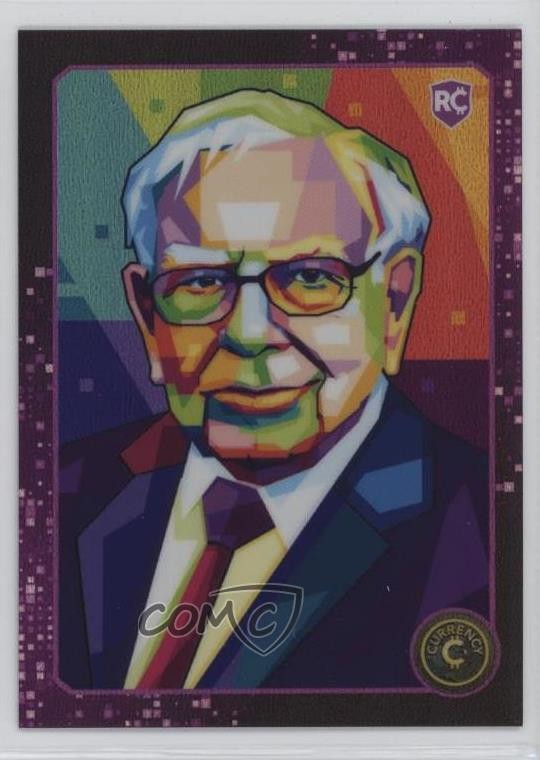 2024 Cardsmiths Currency Cred Series 3 Rainbow Holofoil Warren Buffett #58 0j8f