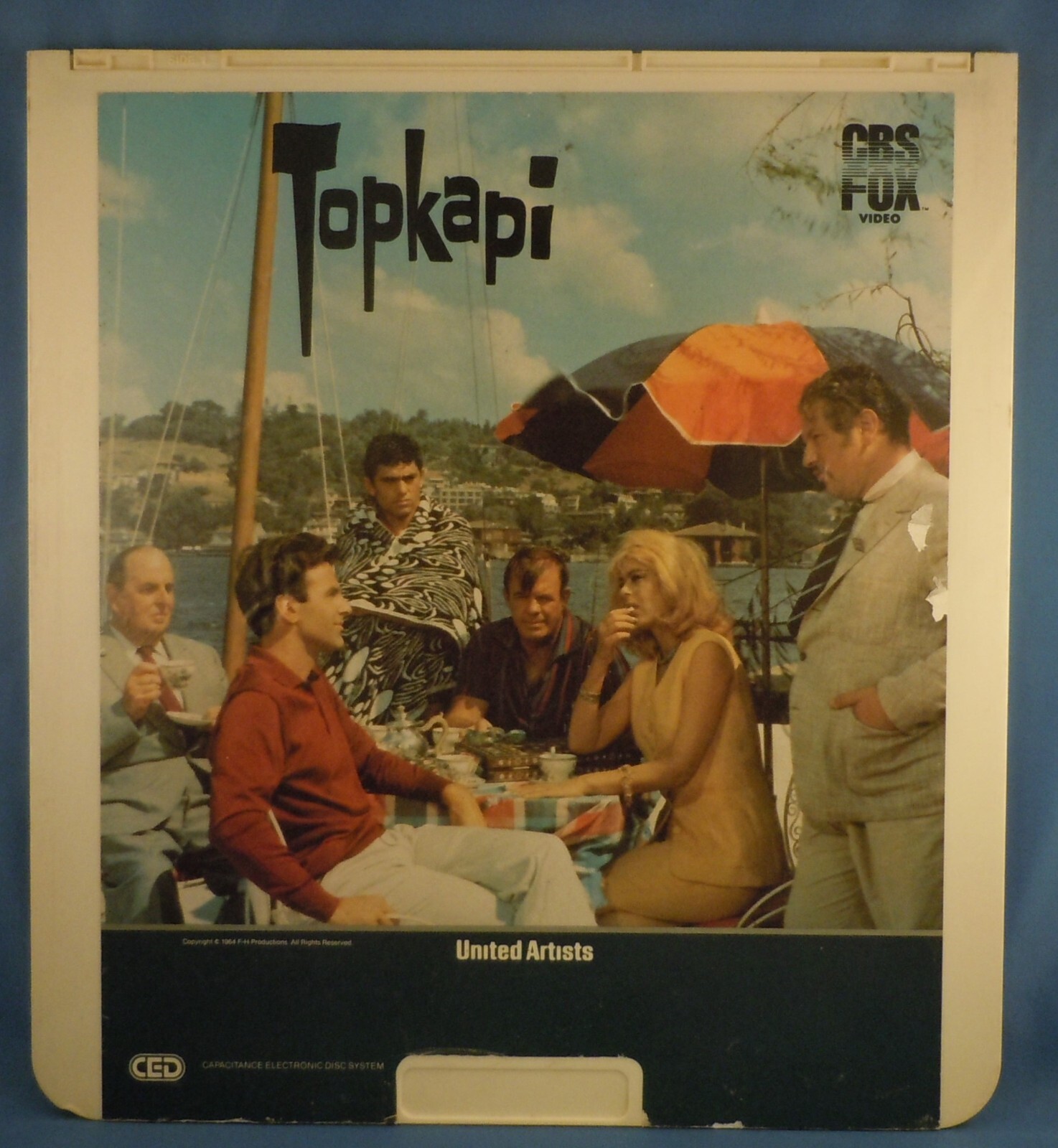 RCA CED VIDEODISC! - TOPKAPI with Peter Ustinov & Melina Mercouri