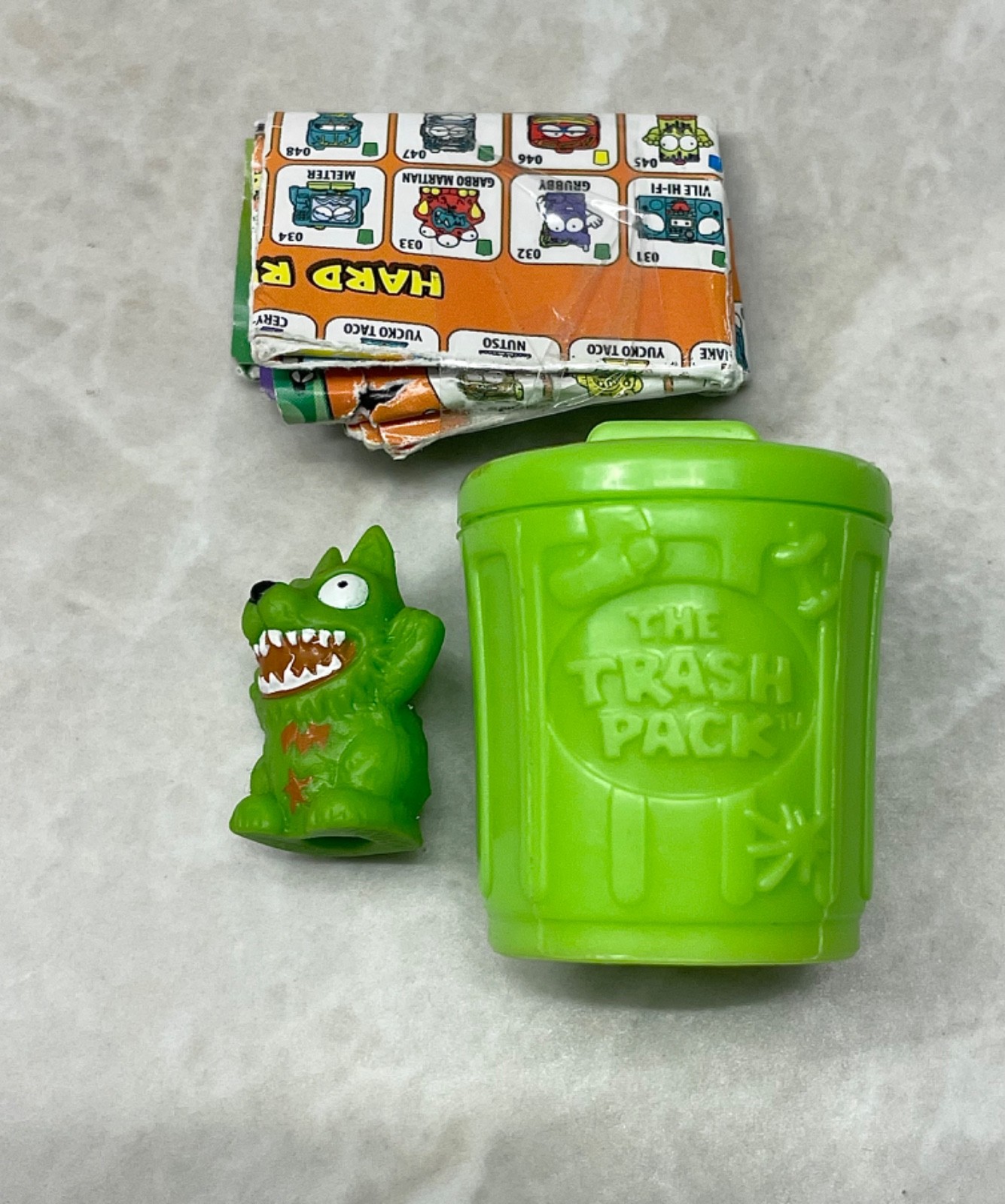 The Trash Pack Waste Wolf Green Israel Nestle Popsicle Exclusive Mint