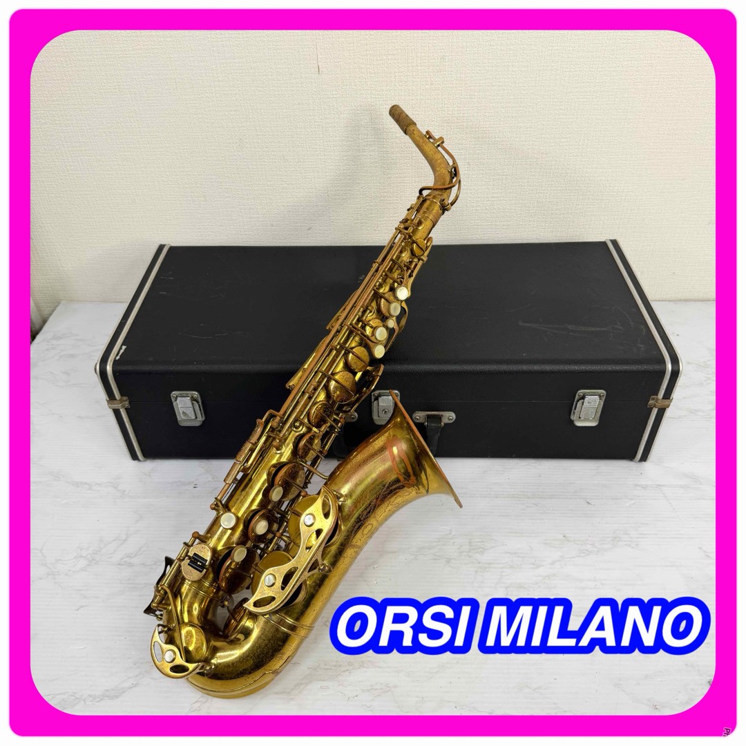 ORSI MILANO Alto Saxophone Orji Italy Vintage