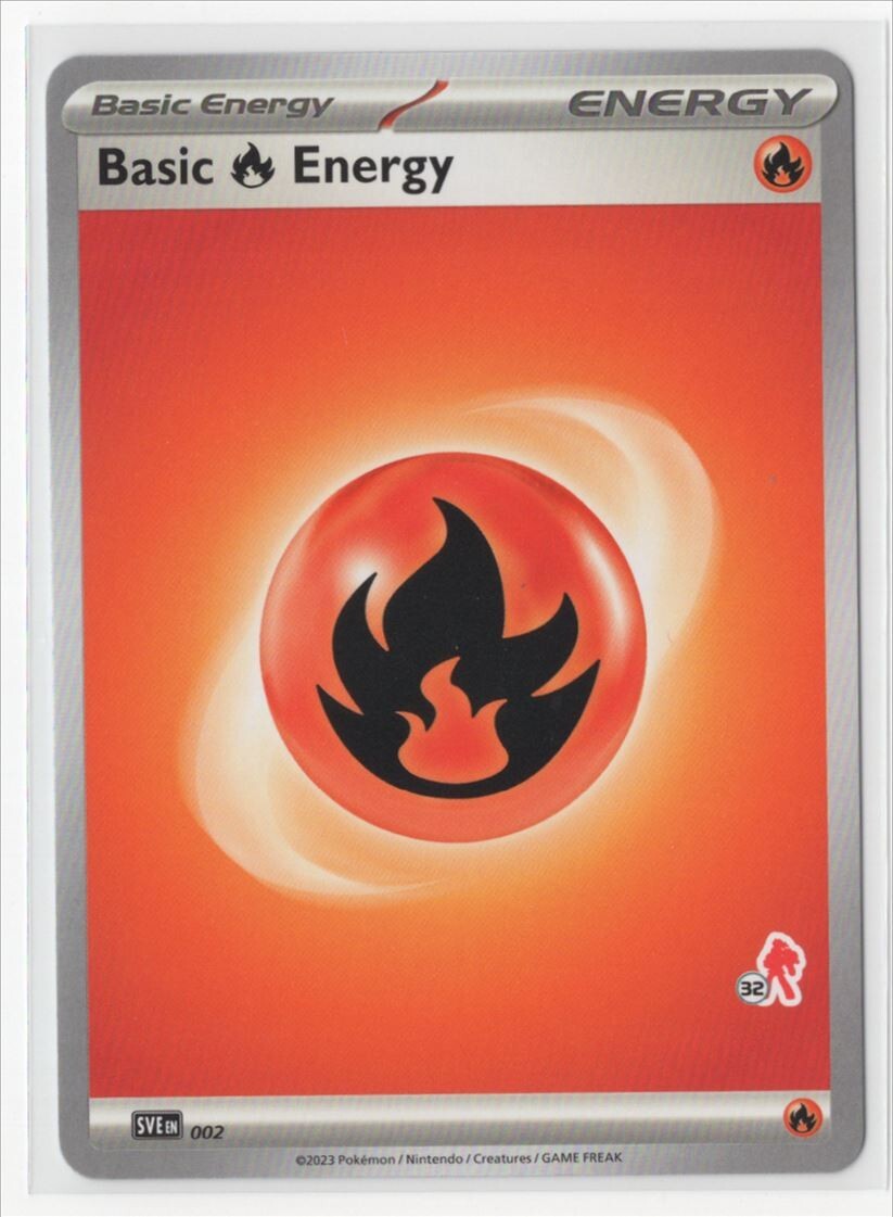 Pokemon Fire Energy SVE 002 Armarouge Stamped #32