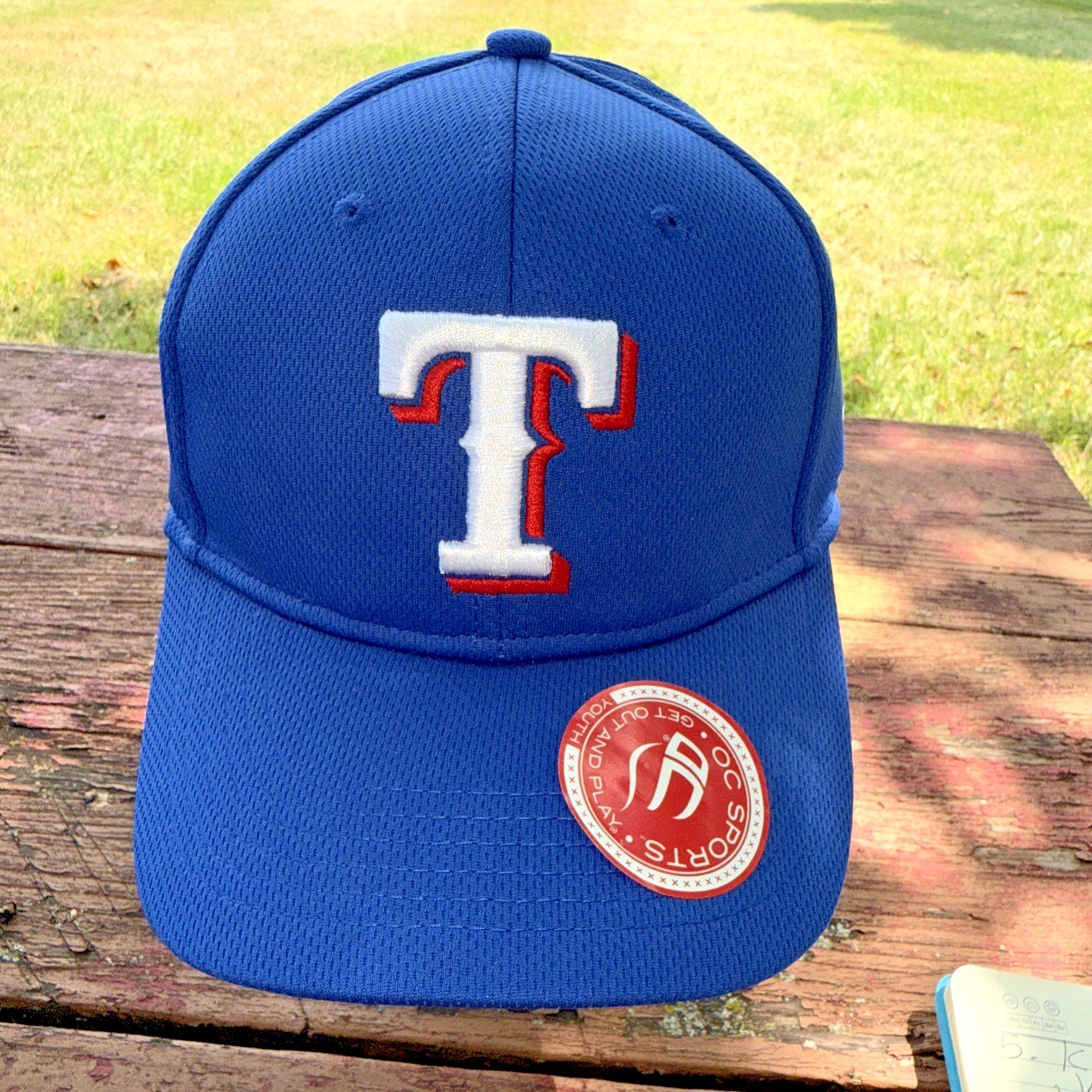Tennessee Titans w Red White T on Youth Hat Cap Royal Blue Polyester Team MLB