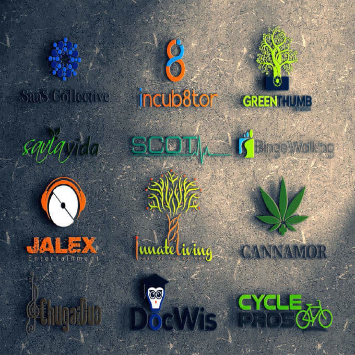 Professional Custom LOGO design,100% unlimited revision + Free Logo Animations