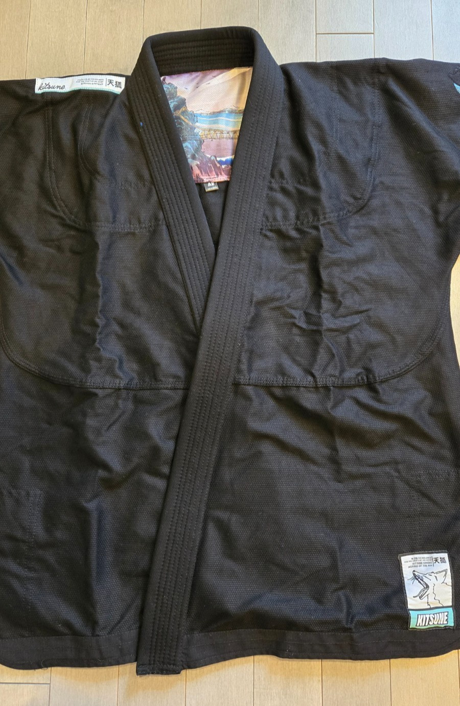 Kitsune Dawn Mens BJJ Gi - Black A2