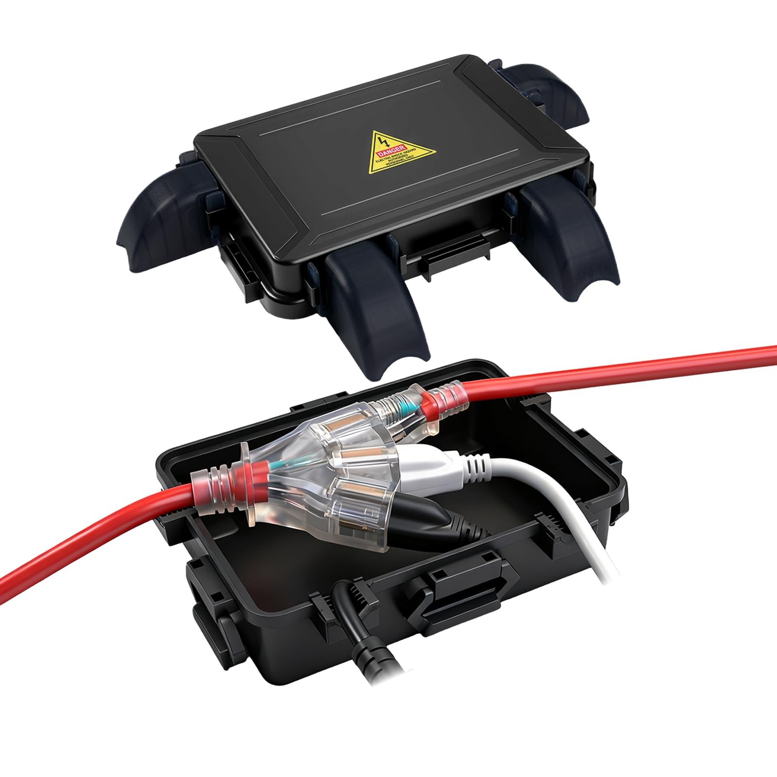 DIQMIAQ Small Outdoor Waterproof Electrical Box Extension Cord Cover