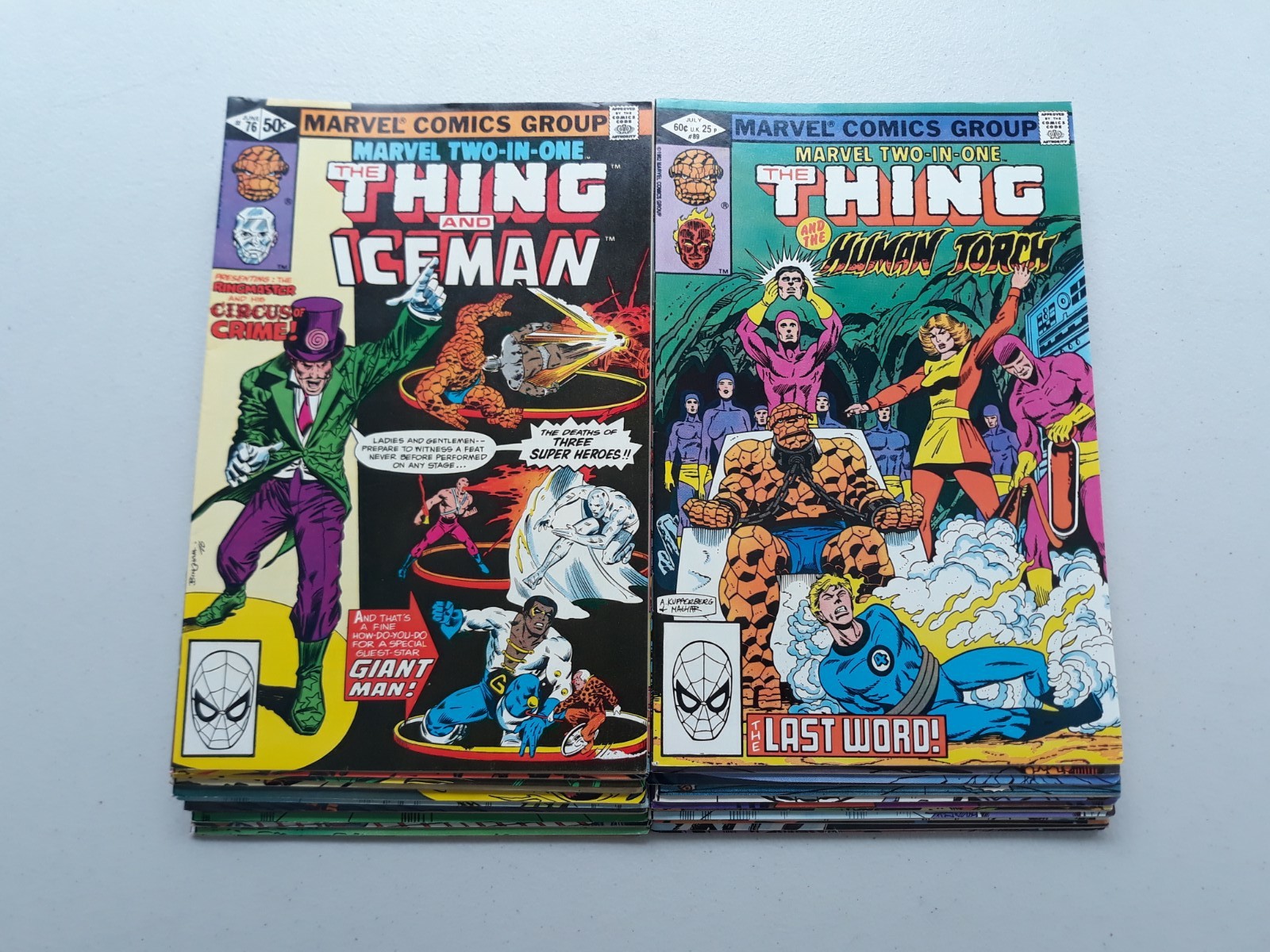 Marvel Two-In-One 76-100 Lot Of 25 Marvel Comics Higher Grades