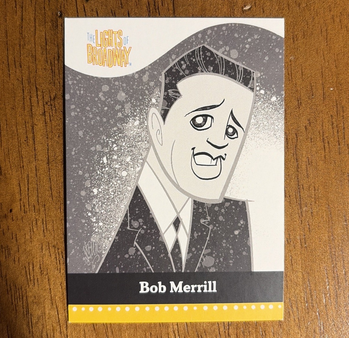 Lights of Broadway Card Bob Merrill 2022 Edition 