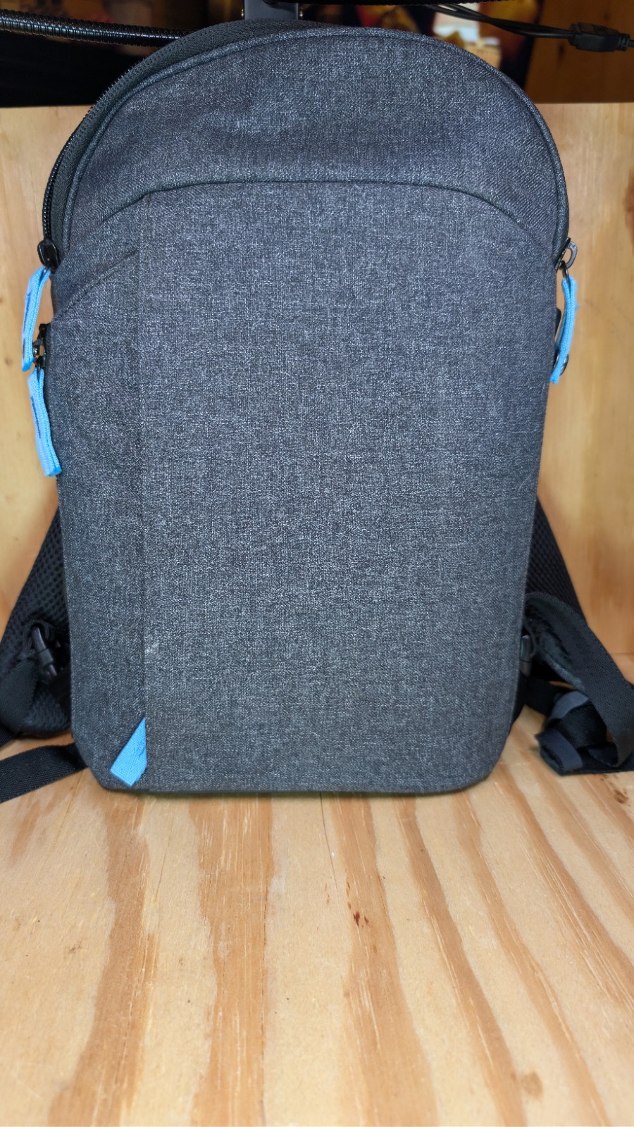 Medical Device Backpack Hard shell case Gray- Pockets, HD Padded Straps 