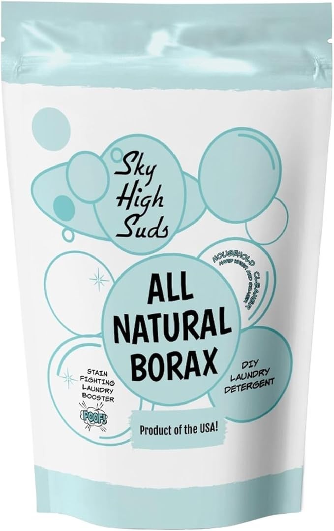 Natural Borax Powder 2 lb - Made in the USA All-Purpose 32 Ounce (Pack of 1)
